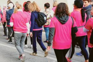 La camminata... è rosa