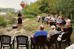 La golena diventa palco sul Po