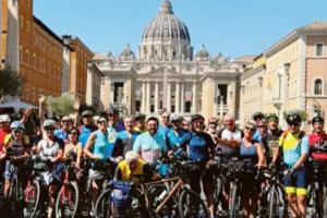 687 chilometri in bicicletta, 120 chilometri al giorno