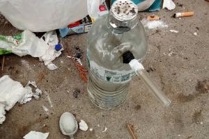 Droga e notti balorde nel parco