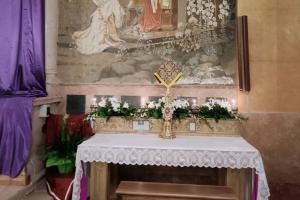 La celebrazione è con la reliquia