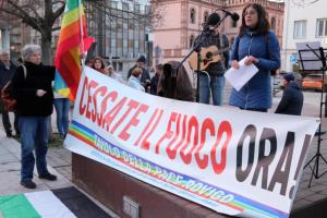 "Basta a guerre e politiche di riarmo"