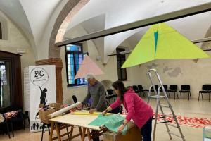 Un laboratorio per costruire un aquilone