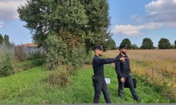 I carabinieri bloccato il Brusavecia