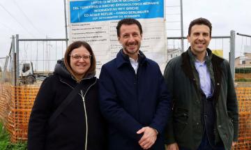 Vasca anti piogge, &ldquo;lavoro di team&rdquo;