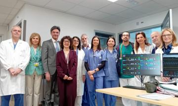 Filippi, prima visita in ospedale