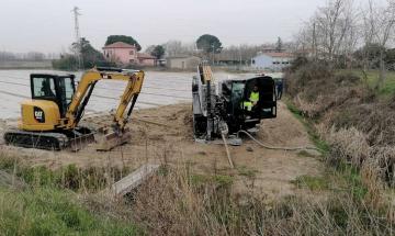 Una condotta per proteggere i terreni