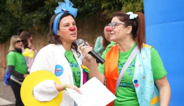Una carovana di sorrisi alla Clown run